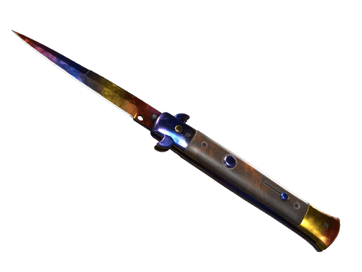 ★ Stiletto Knife | Marble Fade (Minimal Wear)