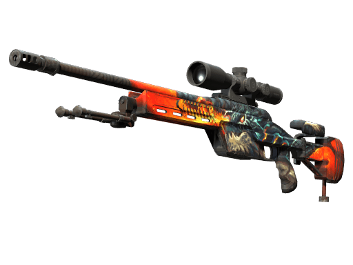 SSG 08 | Dragonfire (Well-Worn)