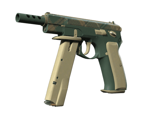 CZ75-Auto | Green Plaid (Well-Worn)