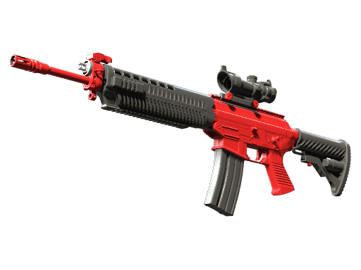 SG 553 | Candy Apple (Minimal Wear)