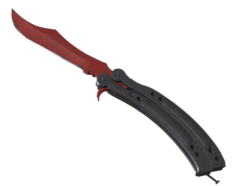 ★ Butterfly Knife | Crimson Web (Battle-Scarred)