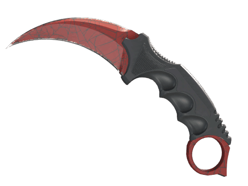 ★ Karambit | Crimson Web (Battle-Scarred)