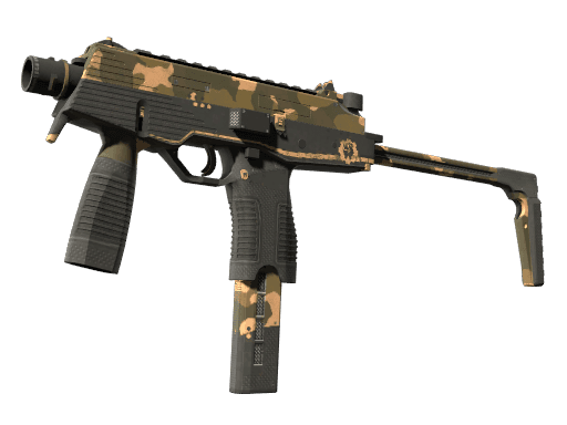 MP9 | Black Sand (Well-Worn)