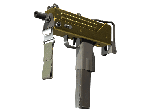 MAC-10 | Gold Brick (Well-Worn)